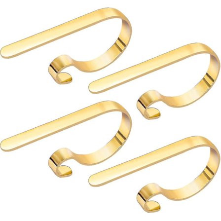 4 stk Jule Strømpeholder Kroker Metall Klips