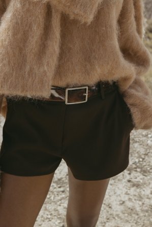 Premium Selection Leder-Gürtel mit Aufdruck - Gürtel - - Small/Medium