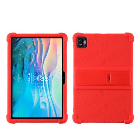 Silikonfodral med Ställ för TCL Tab 10S 10.1, Slitstarkt Skyddsfodral