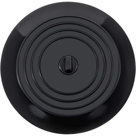 Badproppar Silikon Diskhopropp Köksdiskhopropp 15cm Diameter För Kök, Badrum Avloppspropp(1 st, Svart)