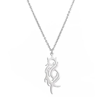 Slipknot Metal Rock Tide Anheng Halskjede Menn Og Kvinner Hip-hop Personlighet Par Mote Street Allsidig Smykker Gave