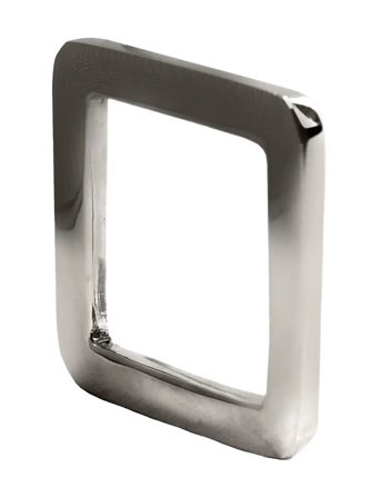 Himla Eze Napkin Ring 4-Pack - Silver - 5X5