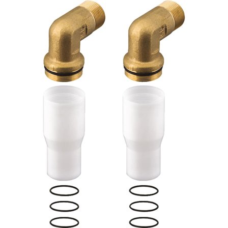 Hansgrohe 96363000 Anslutningskoppling 2-pack, Badrum