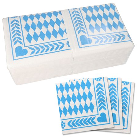Oktoberfest Engangsservietter Bayersk 250-pak