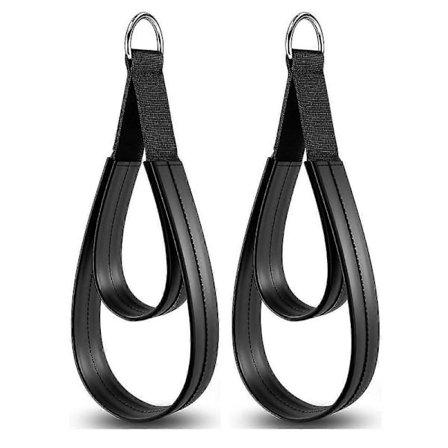 2 stk. stropper, dobbel løkke reformer, fitness D-ring stropper dobbel polstret