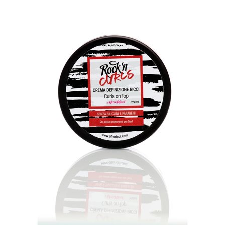 AFRORICCI Rock' n Curls Crema Definizione Ricci - Curls On Top 250ml - Crema Capelli Styling & Finish