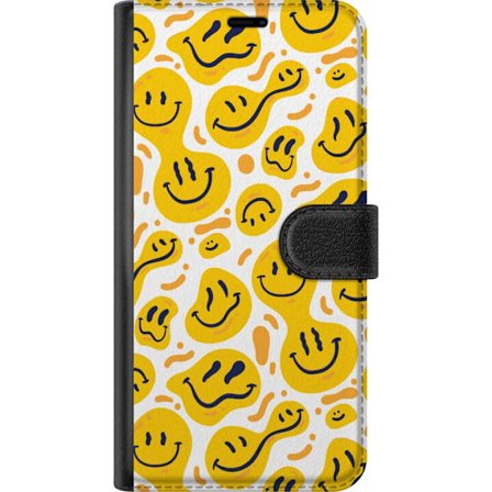 Yhteensopiva Lompakkokotelo OnePlus Nord 3 Leikkisä graafinen kuvio keltaisilla hymynaamoilla eri ilmeissä