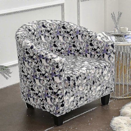 Lænestol Betræk Sofabetræk Stue Stol Sædebetræk (Kaffe)