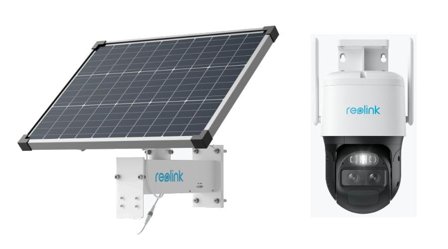 Reolink TrackMix - 4G batteridrevet overvåkningskamera med 2 linser, automatisk objektfølging og stort solcellepanel