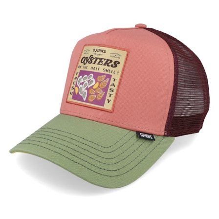 Djinns - Rot trucker Cap - Food Oysters Ginger/Light Olive Trucker @ Hatstore