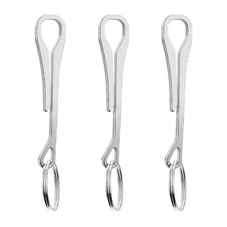 3 kpl Ruostumattomasta Teräksestä Valmistettuja Avaimenperän Solkia, Napsautusleikkeitä, Koukkuja, Laukun Ketjun Solkia