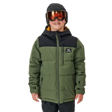 Rip Curl Kids Igloo Snow Jacket Children lined ski jackets Green 10