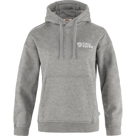 Fjällräven Women's Classic Hoodie in Grey/Melange | Size: XS, Organic Cotton