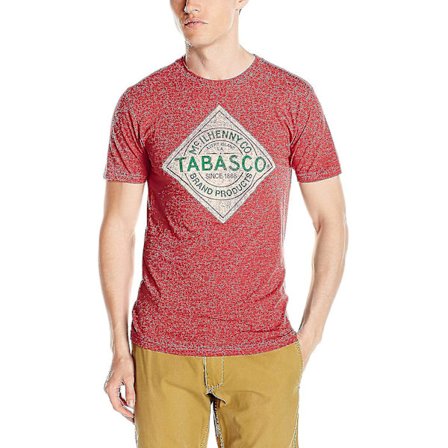 Isaac Morris Miesten Tabasco Label Lyhythihainen T-paita