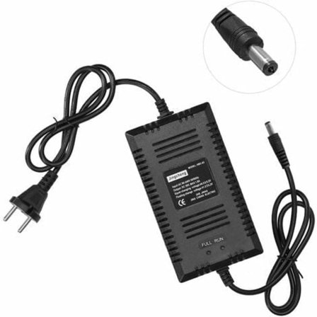 Smart laddare för elcykel och elsparkcykel, 36V DC-huvud (kontakt C)