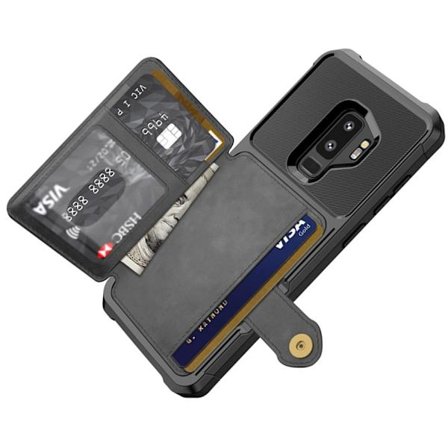 Samsung Galaxy S9+ - Professionellt Skal med Kortfack