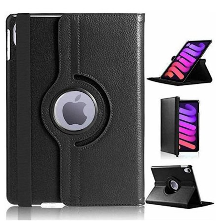 iPad mini 6th Gen 2021 / 7th Gen 2024 - Fodral Roterbar 360° - Svart