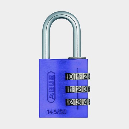 Combination padlock / combination lock ABUS 145/30, Ø5 mm, purple