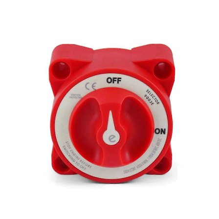 48V 350A Bilbåtsbrytare för en krets, isoleringsbrytare, roterande E-serie, batteribrytare, avstängning