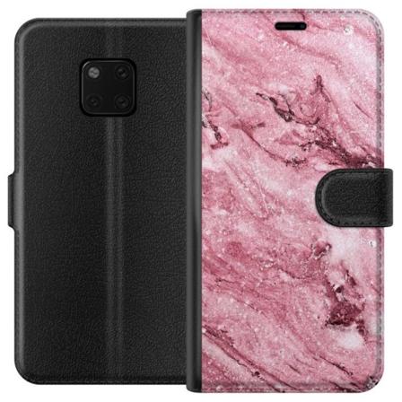 Huawei Mate 20 Pro Lompakkokotelo Glitteri Marmori