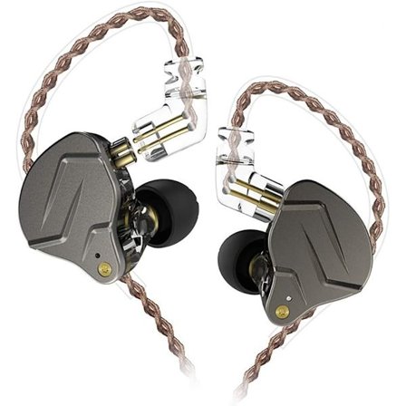 KZ ZSN Pro dynamiske hybride dual driver in-ear hodetelefoner grå YIY SMCS.9.27
