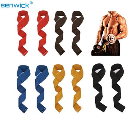 Nya 2st Gym Lifting Straps Styrkelyft Wrist W