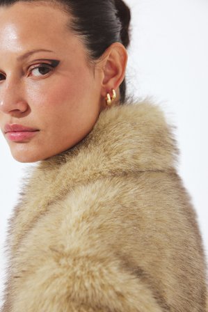 NA-KD Basic 18k-vergoldete Chubby Ohrringe im 2er-Pack - Vergoldeter Schmuck - Gold - One Size