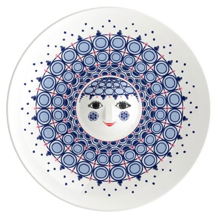 Bjørn Wiinblad Olga -vati, 33 cm, sininen