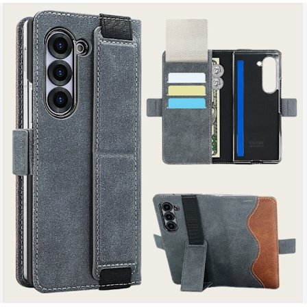 Samsung Galaxy Z Fold-fodral med korthållare och stativ Modell 3