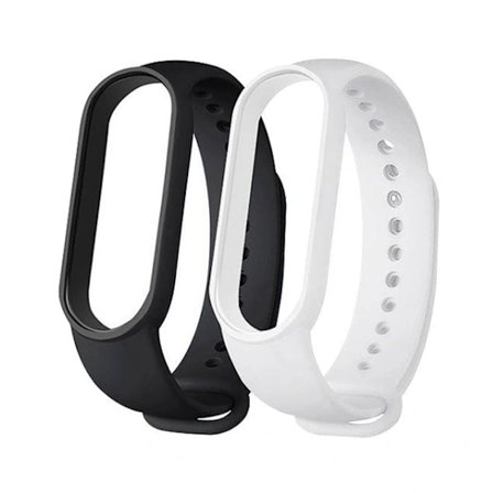2-pack - Xiaomi Mi Band 5/6 - Silikonarmband Multi-Color