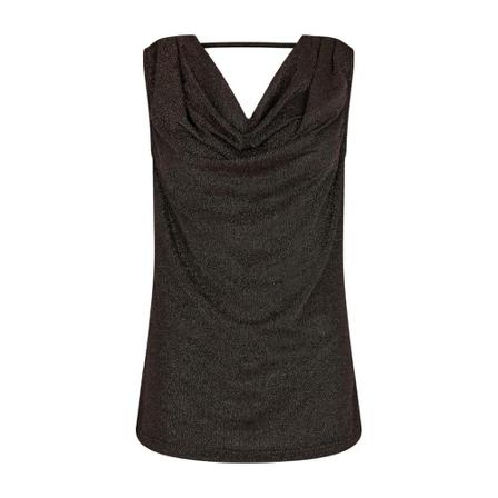 Freequent topje Fqlit , Zwart , unisex , Maat: S