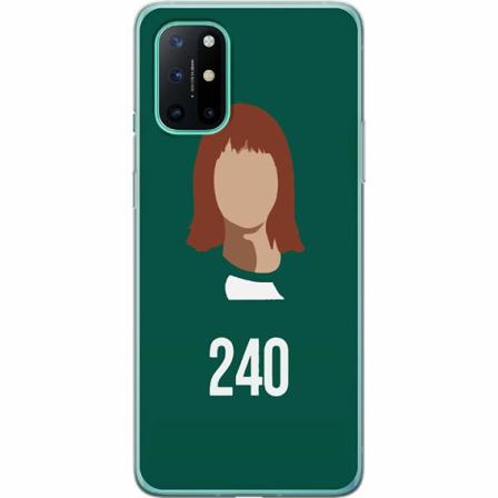 Oneplus 8t Genomskinligt Skal Squid Game
