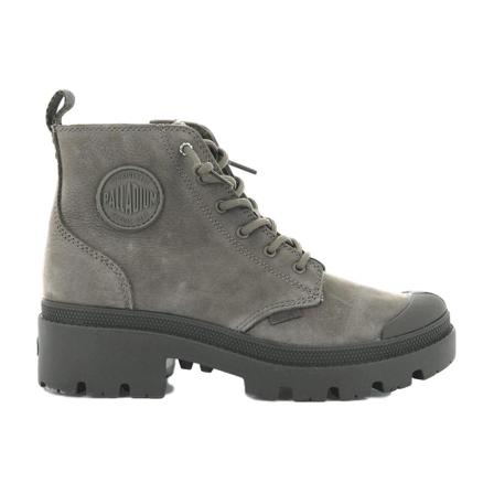 Palladium, Women& Pallabase Boots Szary, Kobieta, Rozmiar: 36 EU
