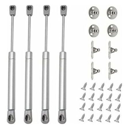 4 stk. Gasfjeder 60N Hydraulisk Fjeder Møbelfjeder Skabsdørsdæmper Til Skabe Bogreoler Møbler (4, 60N),.pa