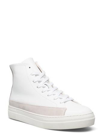 Slhdavid Chunky New Hightop Trainer B Høye Sneakers Hvit Selected Homme