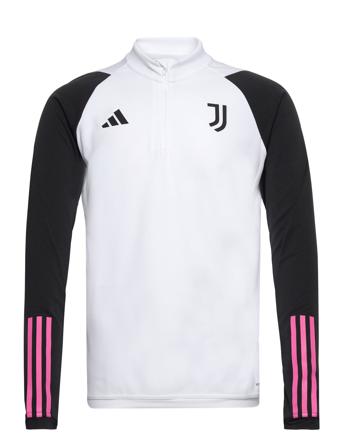 Juve Tr Top Sweat-shirts & Hoodies Fleeces & Midlayers Hvit Adidas Performance*Betinget Tilbud