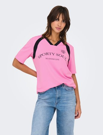 ONLY Onlnadine S/S Top Box Jrs - Pink - S