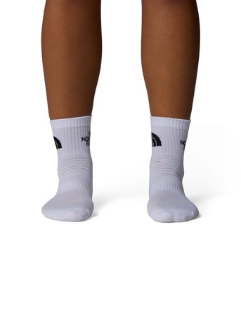The North Face Multi Sport Cush Quarter Sock 3P - White - 38-40