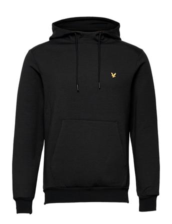 Oth Fly Fleece Hoodie Hoodie Svart Lyle & Scott Sport