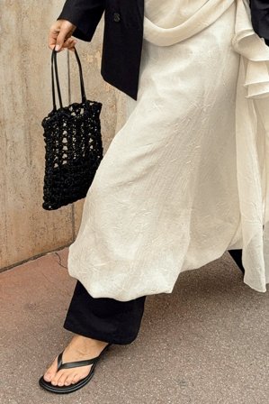 Premium Selection Flip-Flop-Absätze aus Leder - Lederschuhe - Schwarz - EU 36