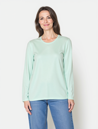 B. COPENHAGEN - T-shirt Med Rund Hals - Mint Grøn