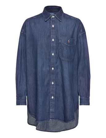 Polo Ralph Lauren 2X1 Denim-Lsl-Bfs - Blue - XS