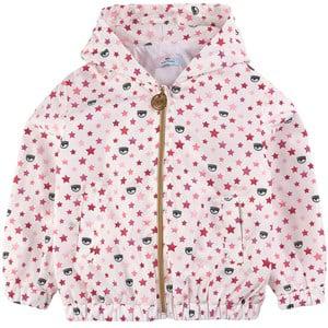Monnalisa White Rainbow Stars Jacket 4 Years - Coats and jackets - 4 years - White