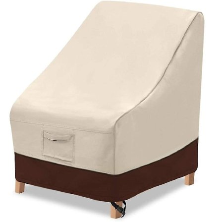 Trädgårdssoffaöverdrag Vattentätt För Trädgårdsdjup Sits Loungesoffa, Veranda Hög Rygg Fåtölj Soffa Möbelöverdrag