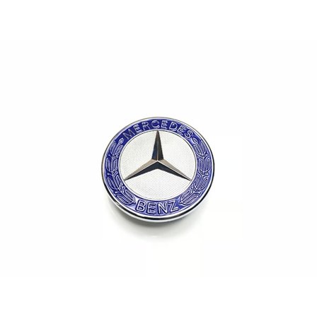 Mercedes-Benz hette Emblem Blue 57mm