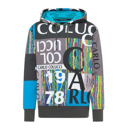 Carlo Colucci hoodie C606 Grå, Herre