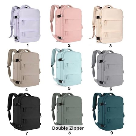 Ryanair-ryggsekk for reiser, 40 x 20 x 25 cm, håndbagasje for EasyJet, håndbagasje for fly, tursekk ZP