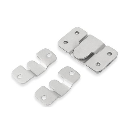 20 stk Henger for Bilde i Rustfritt Stål 54x30mm Veggbilde Ramme Henger Display Henger