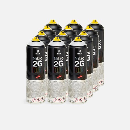 Montana Nitro 2G Colors 500 ml Black & White 12 Pack