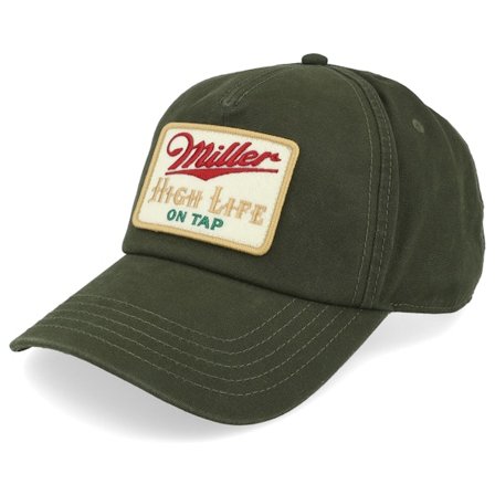 American Needle - Grün adjustable Cap - Miller High Life Canvas Roscoe Dark Green A-Frame Adjustable @ Hatstore